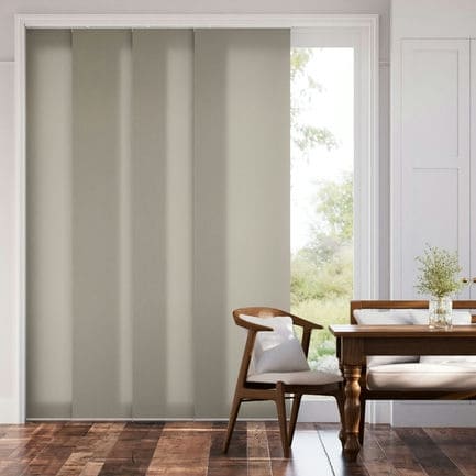 Premium Light Filtering Fabric Panel Track Blinds