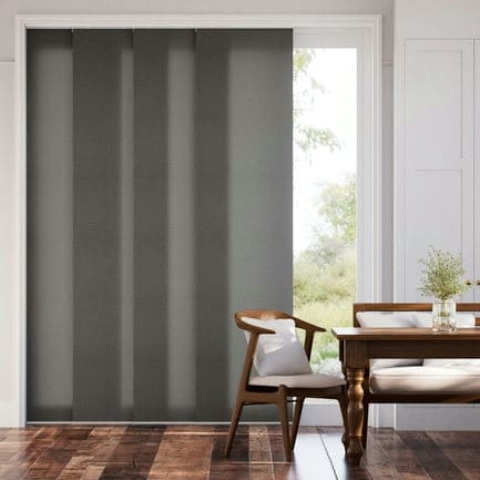 Premium Light Filtering Fabric Panel Track Blinds