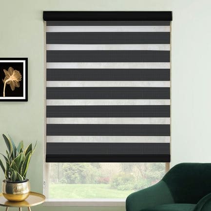 Premium Room Darkening Zebra Blinds