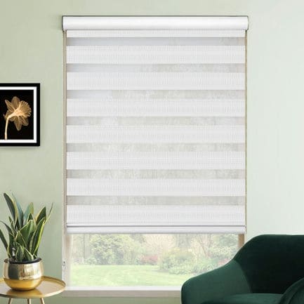 Premium Room Darkening Zebra Blinds