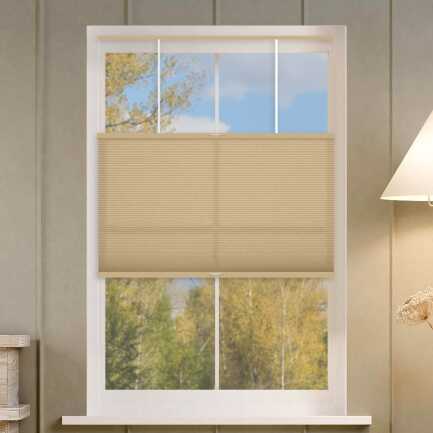 Premium Top-Down Bottom-Up Light Filtering Honeycomb Shades