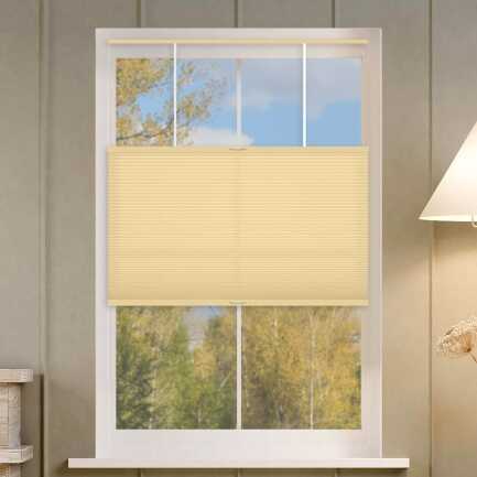 Premium Top-Down Bottom-Up Light Filtering Honeycomb Shades