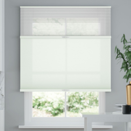 Premium Two Fabric Top-Down Bottom-Up Light Filtering Cellular Shades