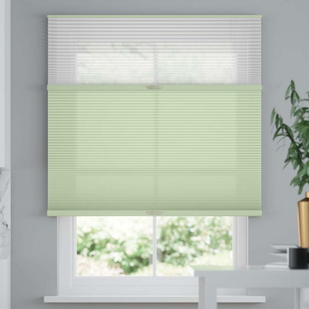 Premium Two Fabric Top-Down Bottom-Up Light Filtering Cellular Shades
