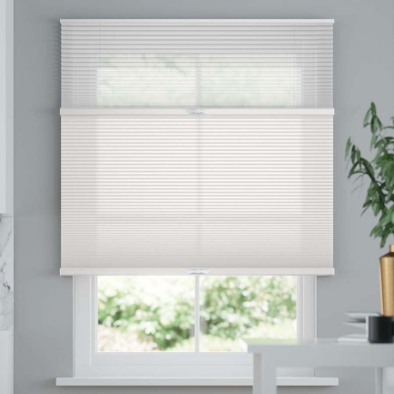 Premium Two Fabric Top-Down Bottom-Up Light Filtering Cellular Shades