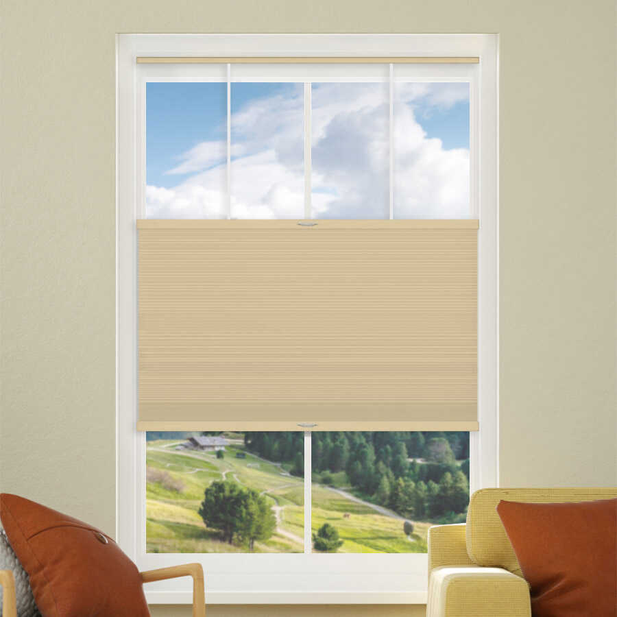 Select Top-Down Bottom-Up Blackout Honeycomb Shades 1643