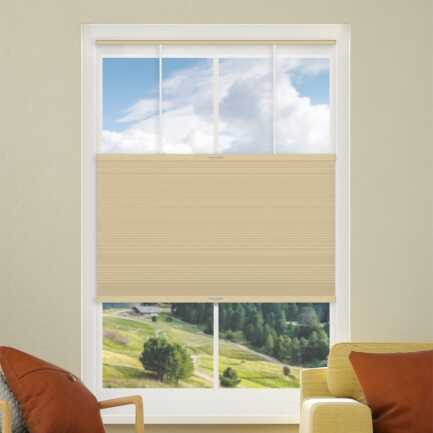 Select Top-Down Bottom-Up Blackout Honeycomb Shades
