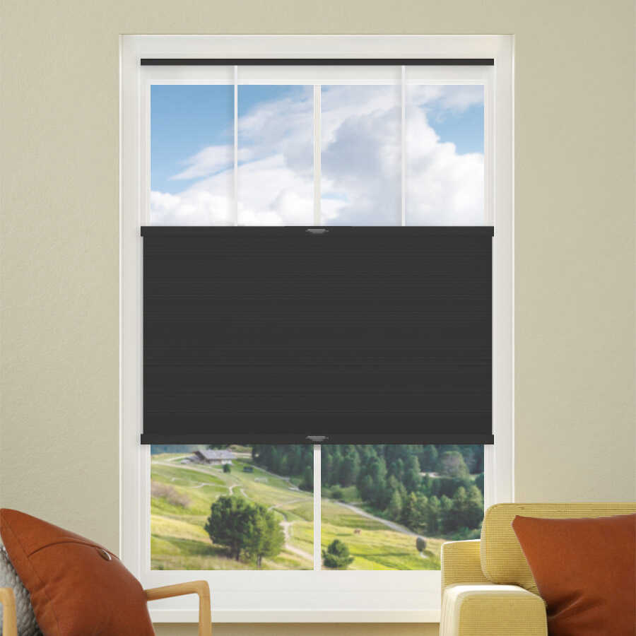 Select Top-Down Bottom-Up Blackout Honeycomb Shades 1643