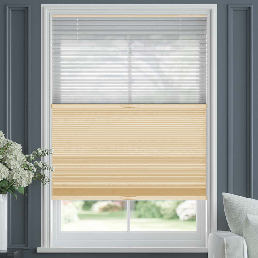 Select Two Fabric Top-Down Bottom-Up Blackout Cellular Shades 1516