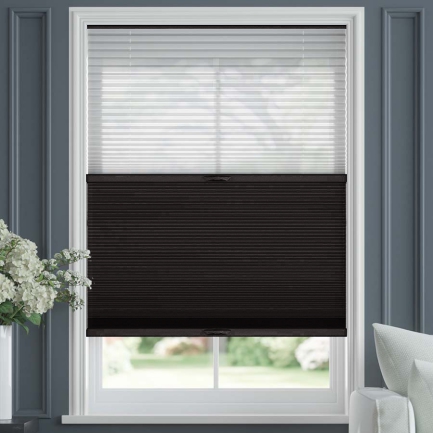 Select Two Fabric Top-Down Bottom-Up Blackout Cellular Shades