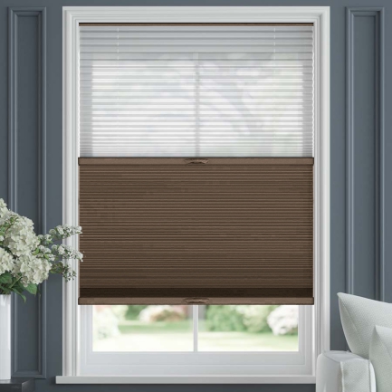 Select Two Fabric Top-Down Bottom-Up Blackout Cellular Shades