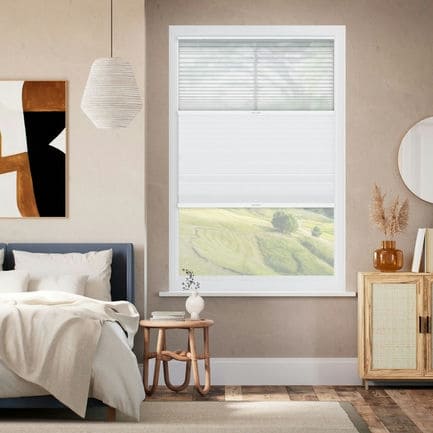 Select Two Fabric Top-Down Bottom-Up Blackout Cellular Shades