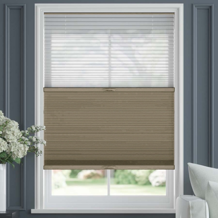 Select Two Fabric Top-Down Bottom-Up Blackout Cellular Shades