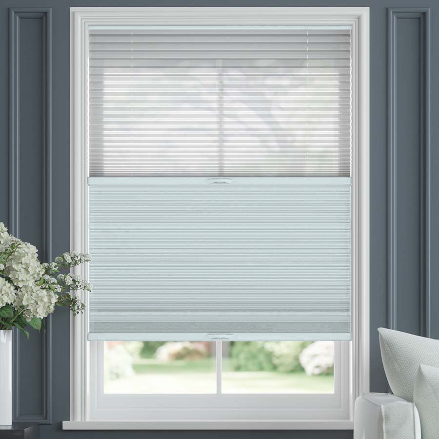 Select Two Fabric Top-Down Bottom-Up Blackout Cellular Shades 1516