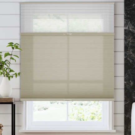 Select Two Fabric Top-Down Bottom-Up Light Filtering Cellular Shades
