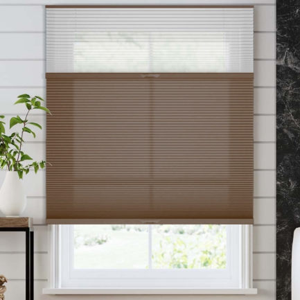 Select Two Fabric Top-Down Bottom-Up Light Filtering Cellular Shades