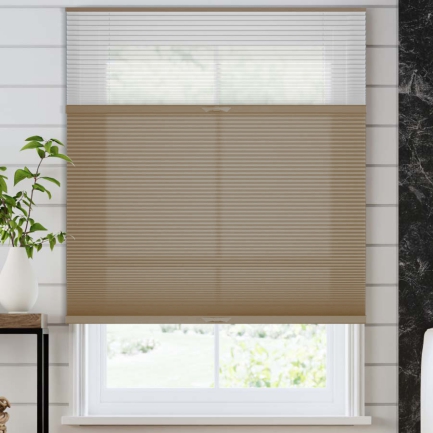Select Two Fabric Top-Down Bottom-Up Light Filtering Cellular Shades