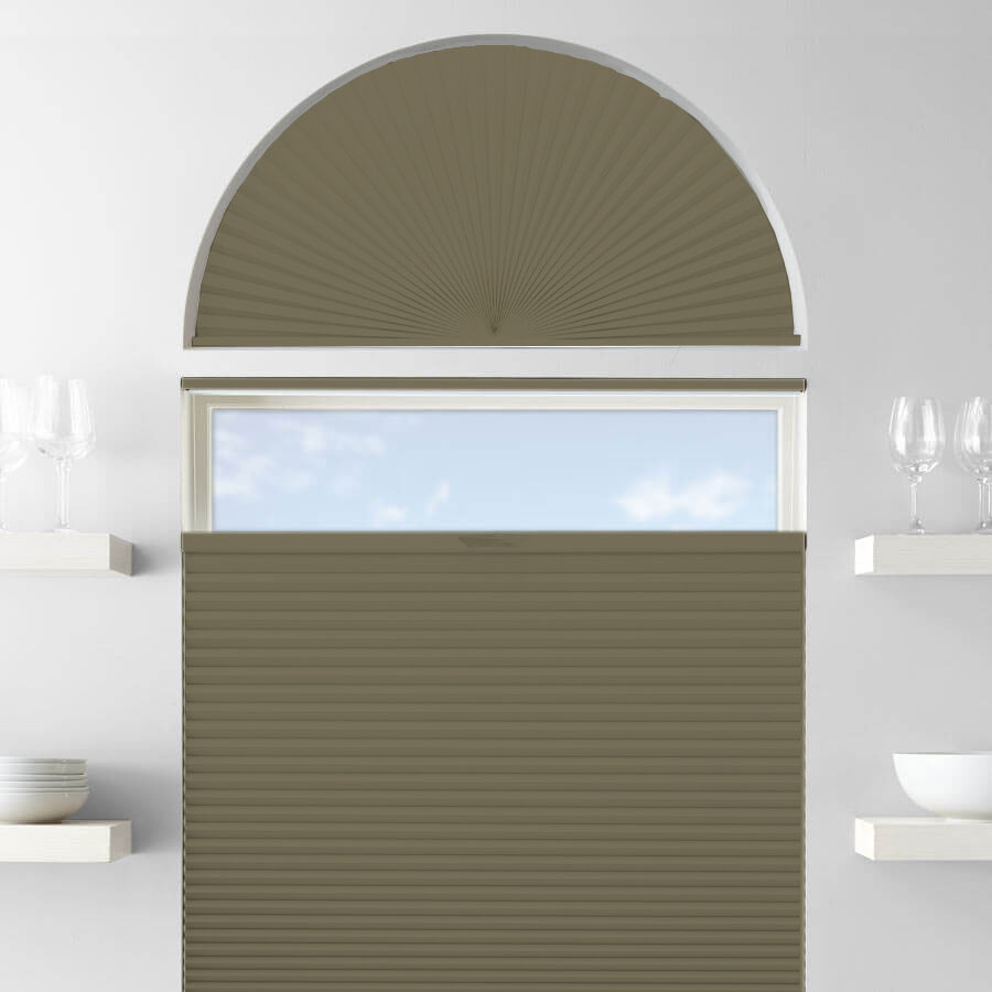 Single Cell Blackout Arch Window Shades 1278