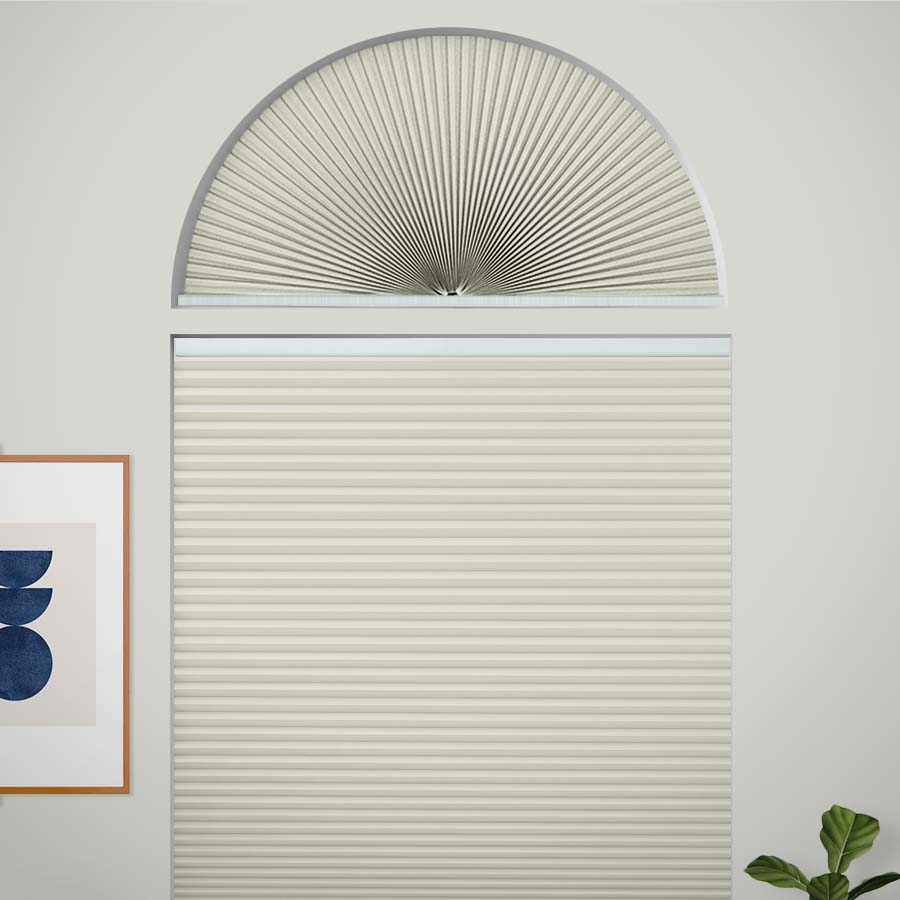 Single Cell Blackout Arch Window Shades 1278