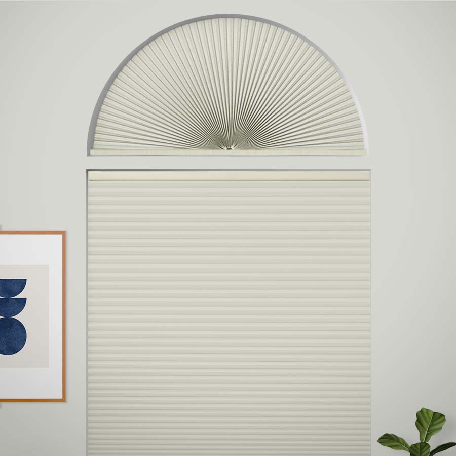 Single Cell Blackout Arch Window Shades 1278