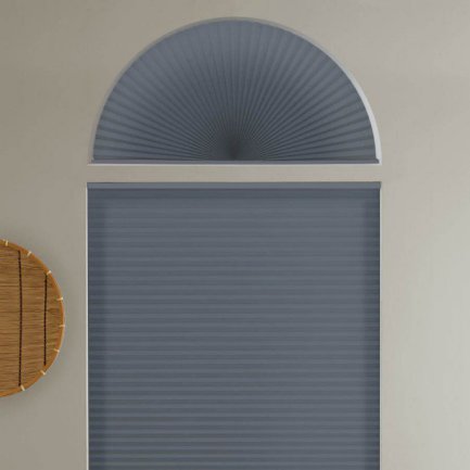 Single Cell Light Filtering Arch Window Shades