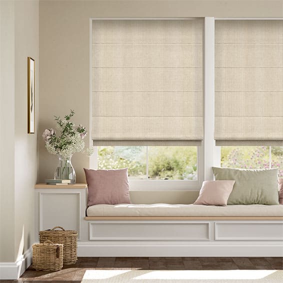 Striped Roman Shades 1722