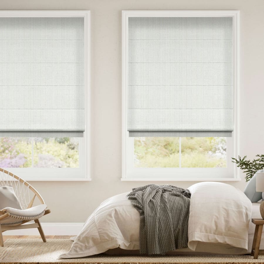 Striped Roman Shades 1722