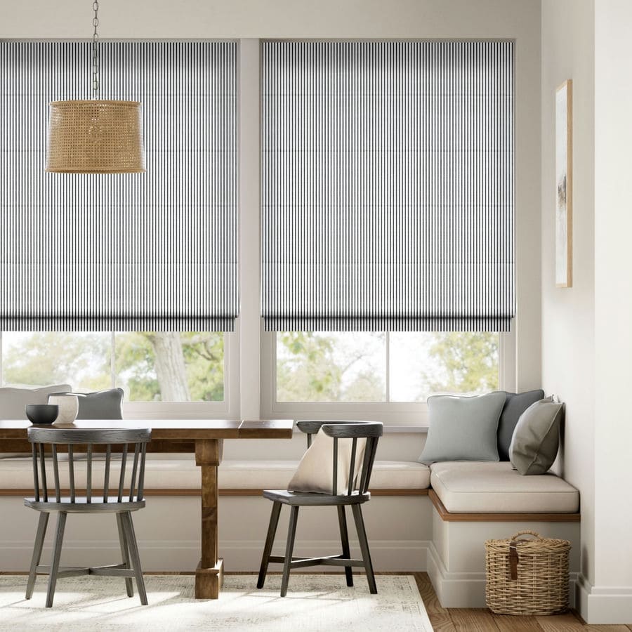 Striped Roman Shades 1722