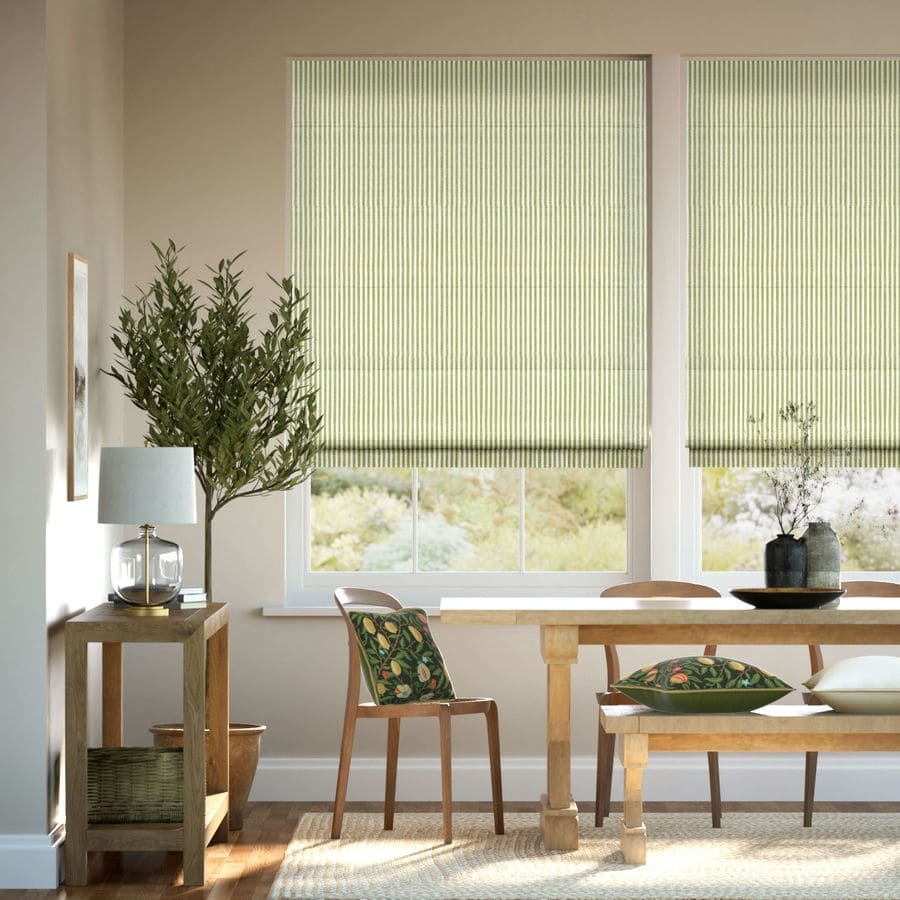 Striped Roman Shades 1722