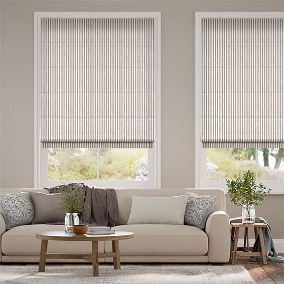 Striped Roman Shades 1722