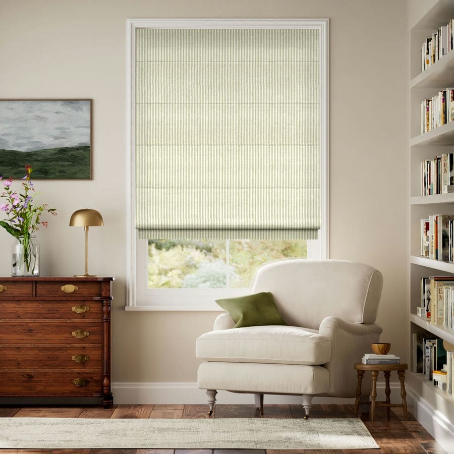 Striped Roman Shades 1722