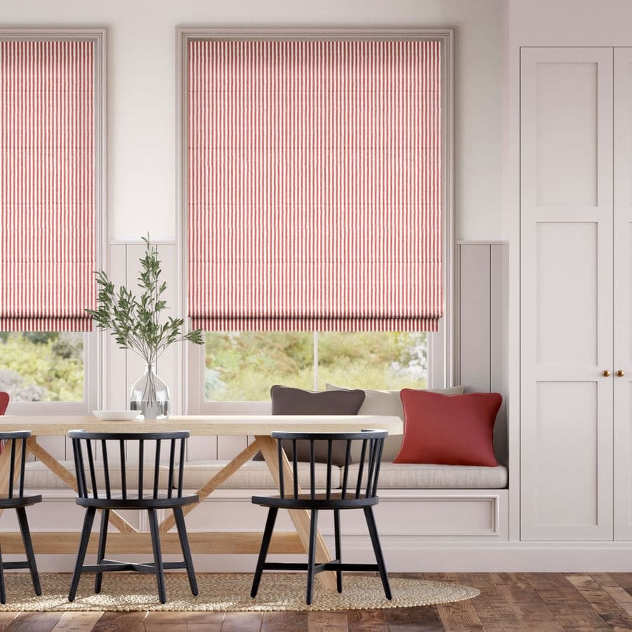 Striped Roman Shades 1722
