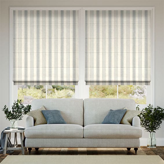 Striped Roman Shades 1722