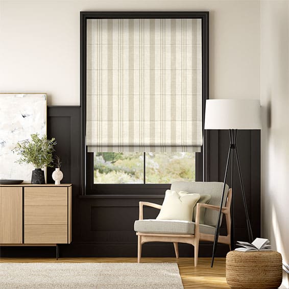 Striped Roman Shades 1722