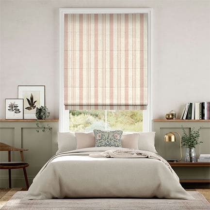 Striped Roman Shades