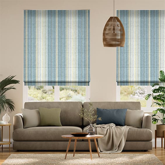 Striped Roman Shades 1722