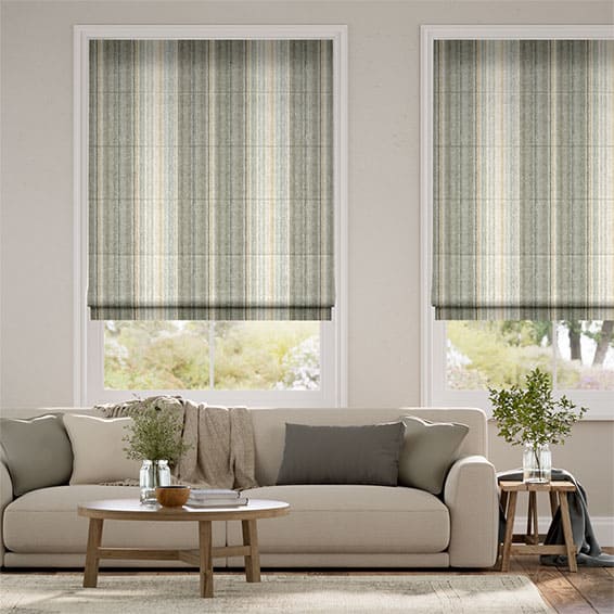 Striped Roman Shades 1722
