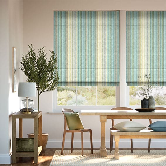 Striped Roman Shades 1722