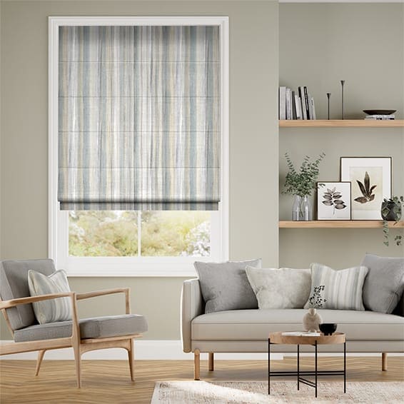 Striped Roman Shades 1722