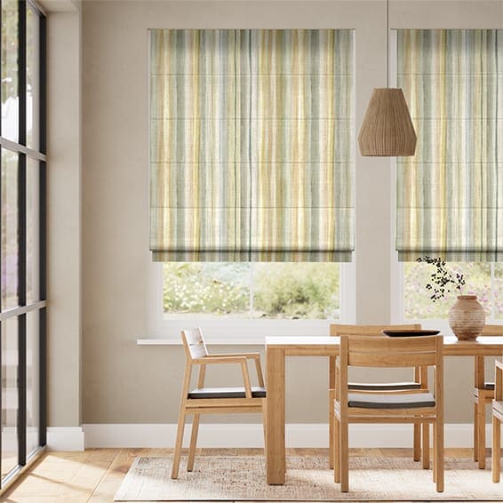Striped Roman Shades 1722