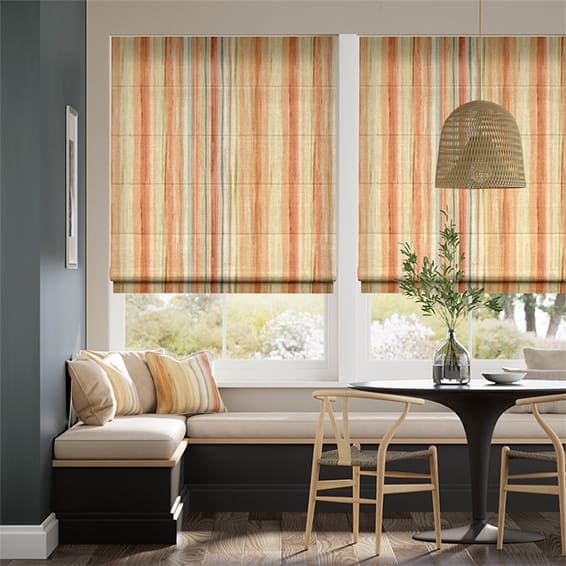 Striped Roman Shades 1722