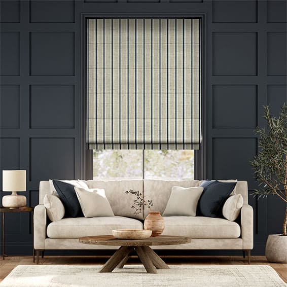 Striped Roman Shades 1722