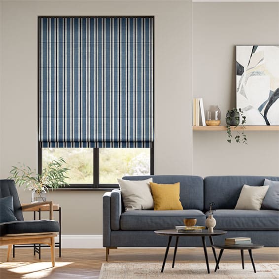 Striped Roman Shades 1722