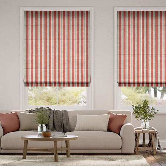 Striped Roman Shades 1722