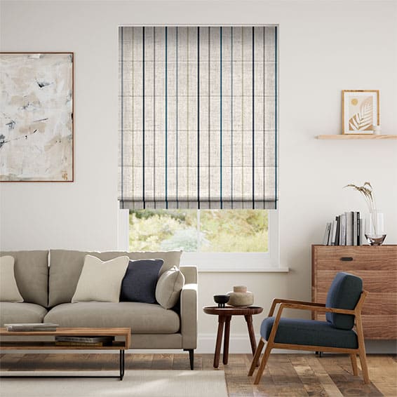 Striped Roman Shades 1722