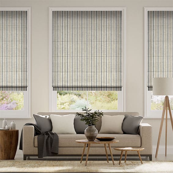 Striped Roman Shades 1722