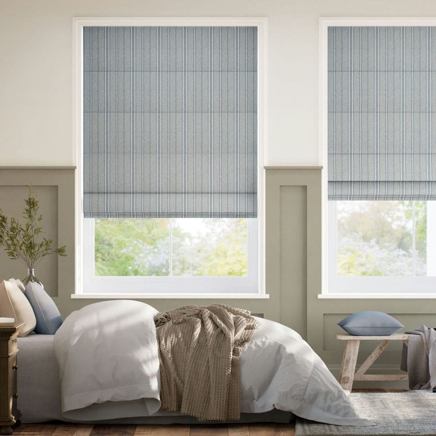 Striped Roman Shades 1722