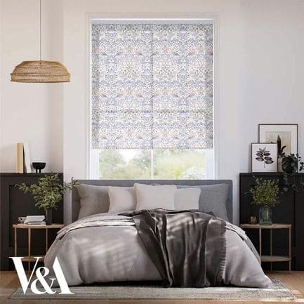 William Morris Light Filtering Roller Shades