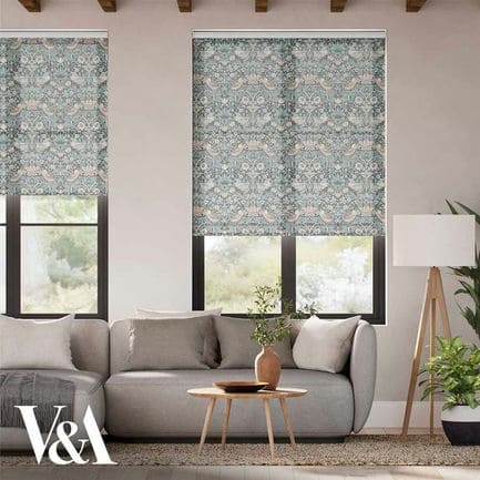 William Morris Light Filtering Roller Shades