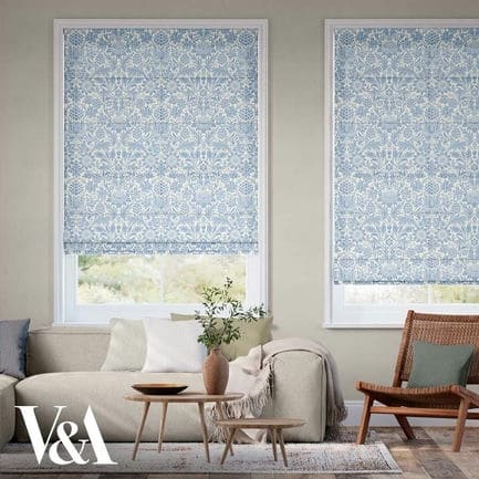 William Morris Roman Shades